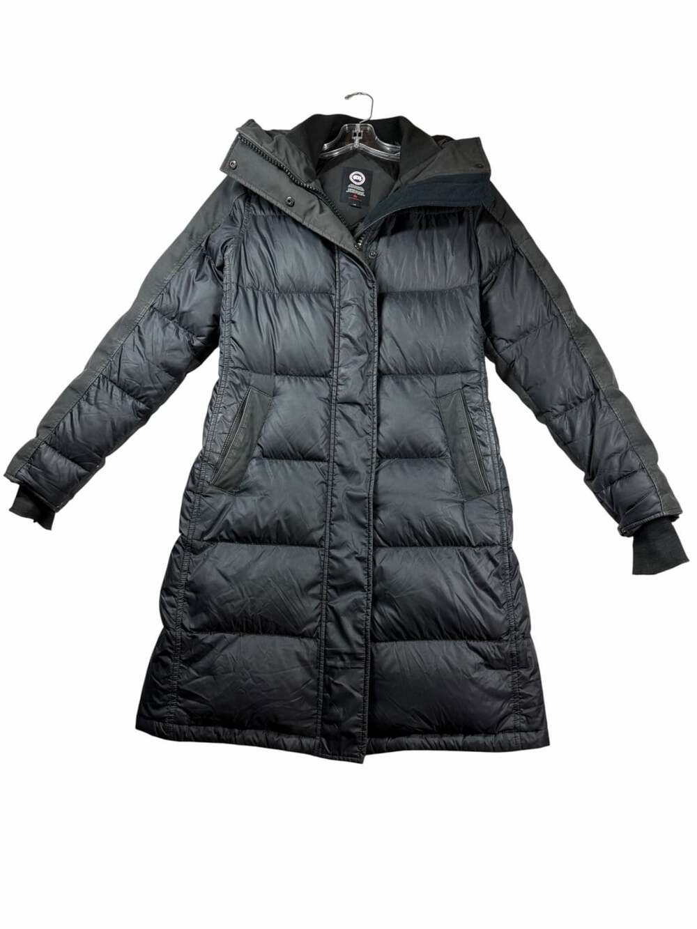 Canada Goose Rowley Parka 3208L Women’s S Black Long Down Puffer Coat